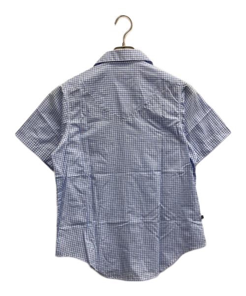 ROCKMOUNT（ロックマウント）ROCKMOUNT (ロックマウント) 半袖ウエスタンシャツ ブルー サイズ:14.5の古着・服飾アイテム