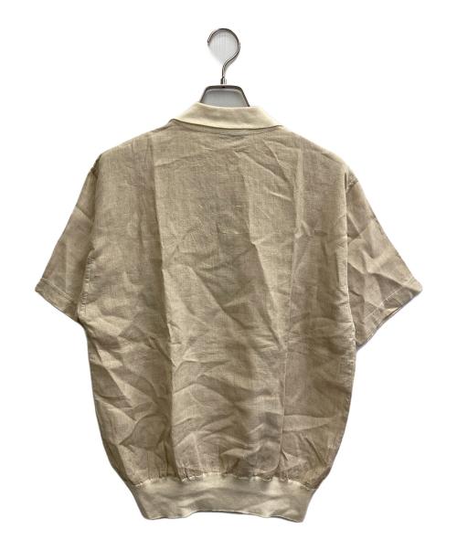 GIVENCHY（ジバンシィ）GIVENCHY (ジバンシィ) 70ｓ半袖リネンシャツ ベージュ サイズ:Sの古着・服飾アイテム