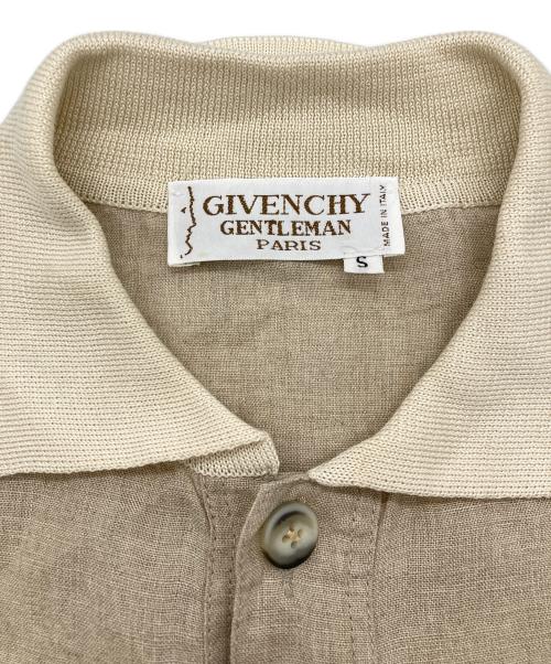 GIVENCHY（ジバンシィ）GIVENCHY (ジバンシィ) 70ｓ半袖リネンシャツ ベージュ サイズ:Sの古着・服飾アイテム