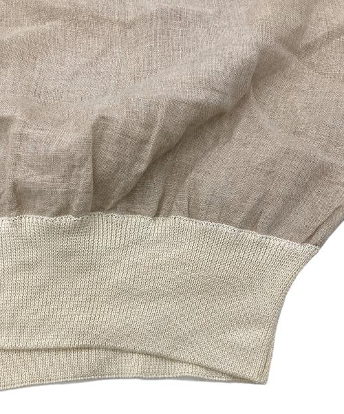 GIVENCHY（ジバンシィ）GIVENCHY (ジバンシィ) 70ｓ半袖リネンシャツ ベージュ サイズ:Sの古着・服飾アイテム