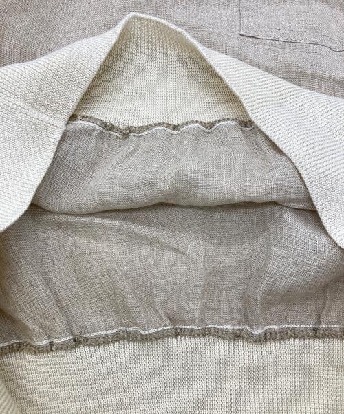 GIVENCHY（ジバンシィ）GIVENCHY (ジバンシィ) 70ｓ半袖リネンシャツ ベージュ サイズ:Sの古着・服飾アイテム