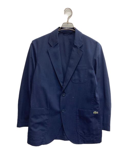 LACOSTE（ラコステ）LACOSTE (ラコステ) 撥水テーラードジャケット ネイビー サイズ:FR 48の古着・服飾アイテム
