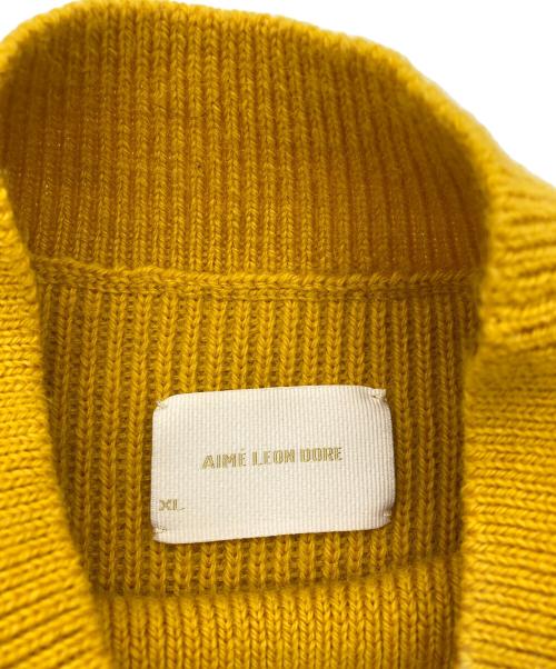 Aime Leon Dore（エメ レオン ドレ）Aime Leon Dore (エメ レオン ドレ) モックネックニット マスタード サイズ:XLの古着・服飾アイテム