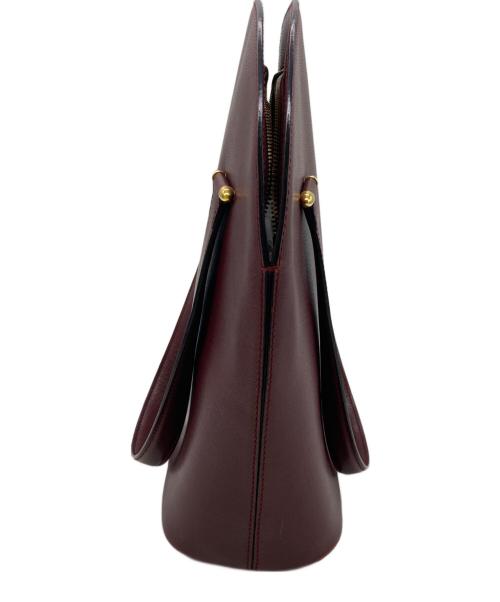 Cartier（カルティエ）Cartier (カルティエ) ハンドバッグ/マストライン ボルドーの古着・服飾アイテム