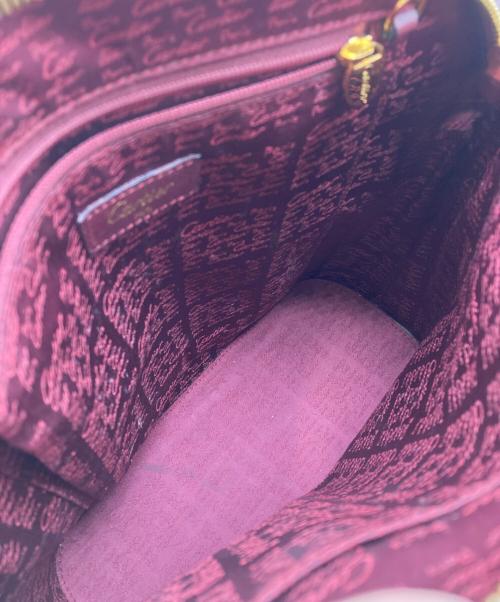 Cartier（カルティエ）Cartier (カルティエ) ハンドバッグ/マストライン ボルドーの古着・服飾アイテム