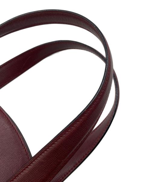 Cartier（カルティエ）Cartier (カルティエ) ハンドバッグ/マストライン ボルドーの古着・服飾アイテム