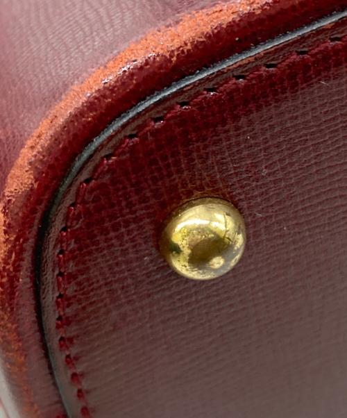 Cartier（カルティエ）Cartier (カルティエ) ハンドバッグ/マストライン ボルドーの古着・服飾アイテム