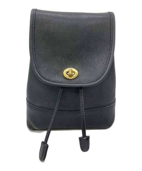 COACH（コーチ）COACH (コーチ) レザーリュック/OLD ブラックの古着・服飾アイテム