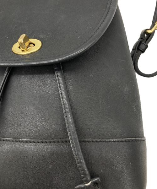 COACH（コーチ）COACH (コーチ) レザーリュック/OLD ブラックの古着・服飾アイテム