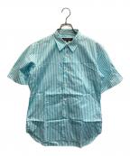COMME des GARCONS HOMME DEUXコムデギャルソン オム ドゥ）の古着「ストライプシャツ」｜ブルー