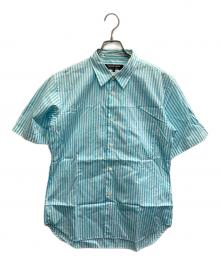 COMME des GARCONS HOMME DEUX（コムデギャルソン オム ドゥ）の古着「ストライプシャツ」｜ブルー