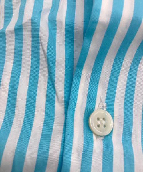 COMME des GARCONS HOMME DEUX（コムデギャルソン オム ドゥ）COMME des GARCONS HOMME DEUX (コムデギャルソン オム ドゥ) ストライプシャツ ブルー サイズ:Sの古着・服飾アイテム