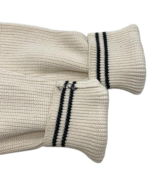 FRED PERRY（フレッドペリー）FRED PERRY (フレッドペリー) MOCK NECK SWEATER ベージュ サイズ:Mの古着・服飾アイテム