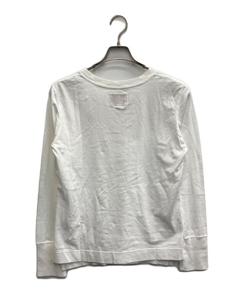 Vivienne Westwood RED LABEL（ヴィヴィアンウエストウッドレッドレーベル）Vivienne Westwood RED LABEL (ヴィヴィアンウエストウッドレッドレーベル) オーブ刺繍カットソー ホワイト サイズ:40 未使用品の古着・服飾アイテム