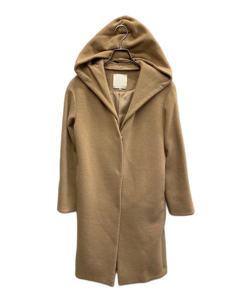 自由区（ジユウク）自由区 (ジユウク) カシミヤ混コート ベージュ サイズ:38の古着・服飾アイテム