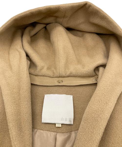 自由区（ジユウク）自由区 (ジユウク) カシミヤ混コート ベージュ サイズ:38の古着・服飾アイテム