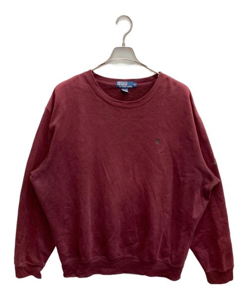 POLO RALPH LAUREN（ポロ・ラルフローレン）POLO RALPH LAUREN (ポロ・ラルフローレン) スウェット ブラウン サイズ:XLの古着・服飾アイテム