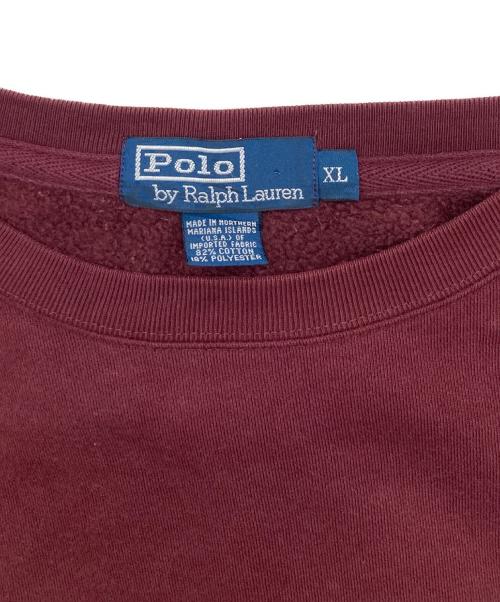 POLO RALPH LAUREN（ポロ・ラルフローレン）POLO RALPH LAUREN (ポロ・ラルフローレン) スウェット ブラウン サイズ:XLの古着・服飾アイテム