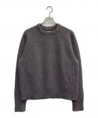 UNIVERSAL PRODUCTS.ユニバーサルプロダクツ）の古着「クルーネック ニットセーター」｜グレー