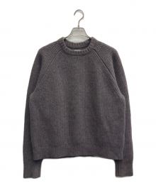 UNIVERSAL PRODUCTS.（ユニバーサルプロダクツ）の古着「クルーネック ニットセーター」｜グレー