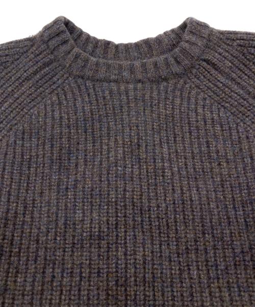 UNIVERSAL PRODUCTS.（ユニバーサルプロダクツ）UNIVERSAL PRODUCTS. (ユニバーサルプロダクツ) クルーネック ニットセーター グレー サイズ:Mの古着・服飾アイテム