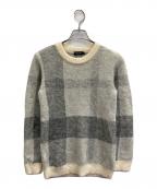 BLACK LABEL CRESTBRIDGEブラックレーベル クレストブリッジ）の古着「モヘヤブレンドセーター」｜グレー