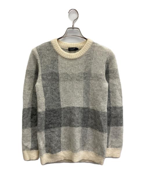 BLACK LABEL CRESTBRIDGE（ブラックレーベル クレストブリッジ）BLACK LABEL CRESTBRIDGE (ブラックレーベル クレストブリッジ) モヘヤブレンドセーター グレー サイズ:Mの古着・服飾アイテム