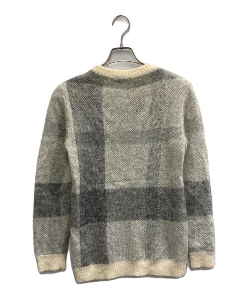 BLACK LABEL CRESTBRIDGE（ブラックレーベル クレストブリッジ）BLACK LABEL CRESTBRIDGE (ブラックレーベル クレストブリッジ) モヘヤブレンドセーター グレー サイズ:Mの古着・服飾アイテム