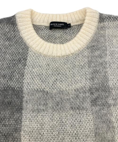 BLACK LABEL CRESTBRIDGE（ブラックレーベル クレストブリッジ）BLACK LABEL CRESTBRIDGE (ブラックレーベル クレストブリッジ) モヘヤブレンドセーター グレー サイズ:Mの古着・服飾アイテム