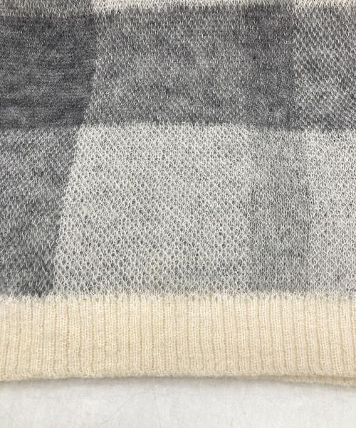 BLACK LABEL CRESTBRIDGE（ブラックレーベル クレストブリッジ）BLACK LABEL CRESTBRIDGE (ブラックレーベル クレストブリッジ) モヘヤブレンドセーター グレー サイズ:Mの古着・服飾アイテム