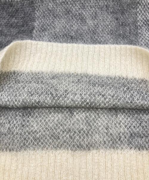 BLACK LABEL CRESTBRIDGE（ブラックレーベル クレストブリッジ）BLACK LABEL CRESTBRIDGE (ブラックレーベル クレストブリッジ) モヘヤブレンドセーター グレー サイズ:Mの古着・服飾アイテム