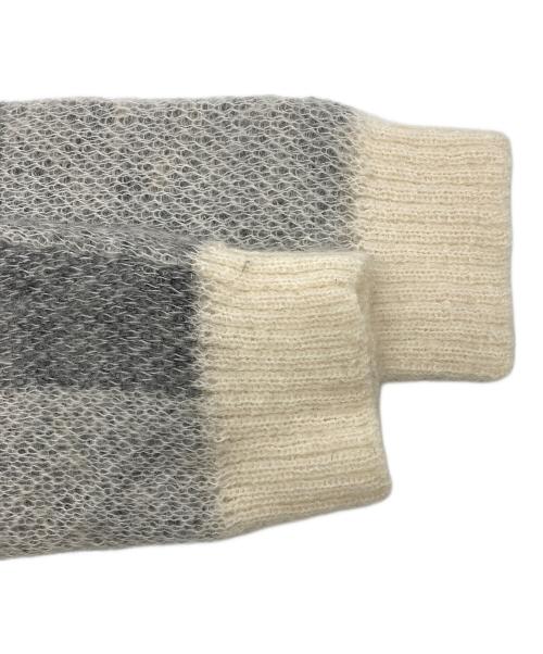 BLACK LABEL CRESTBRIDGE（ブラックレーベル クレストブリッジ）BLACK LABEL CRESTBRIDGE (ブラックレーベル クレストブリッジ) モヘヤブレンドセーター グレー サイズ:Mの古着・服飾アイテム