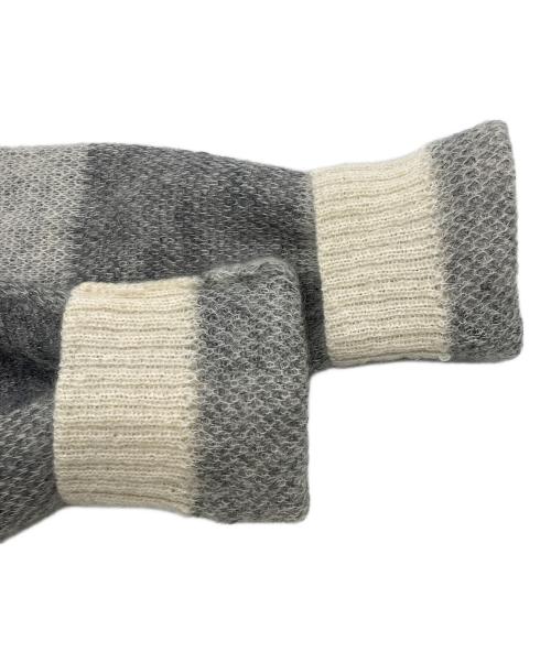 BLACK LABEL CRESTBRIDGE（ブラックレーベル クレストブリッジ）BLACK LABEL CRESTBRIDGE (ブラックレーベル クレストブリッジ) モヘヤブレンドセーター グレー サイズ:Mの古着・服飾アイテム