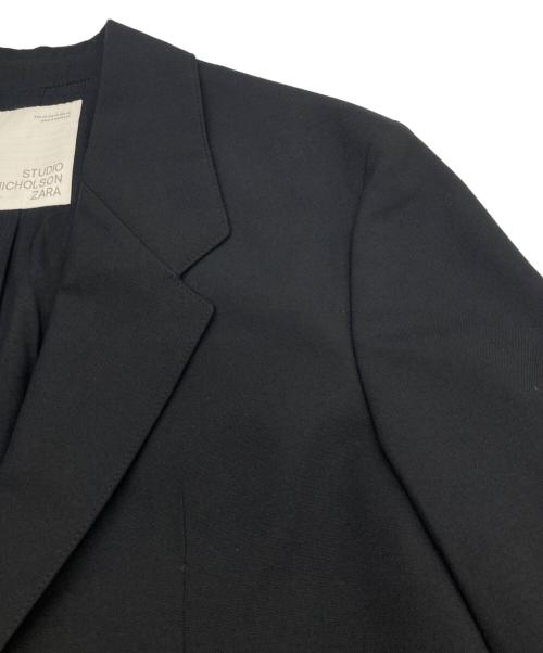 STUDIO NICHOLSON（スタジオ ニコルソン）STUDIO NICHOLSON (スタジオ ニコルソン) ZARA (ザラ) テーラードジャケット ブラック サイズ:46の古着・服飾アイテム