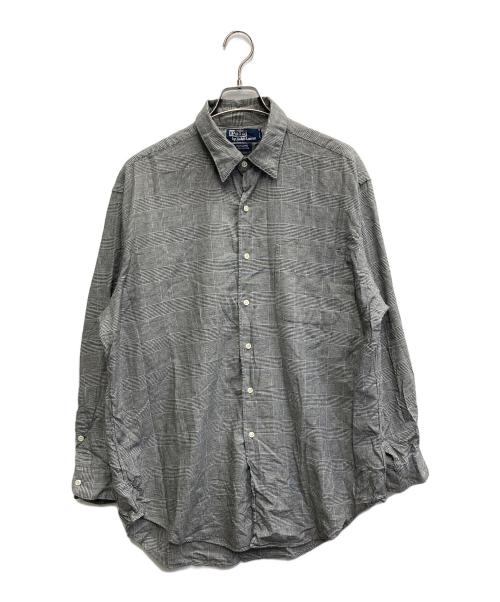 POLO RALPH LAUREN（ポロ・ラルフローレン）POLO RALPH LAUREN (ポロ・ラルフローレン) グレンチェックシャツ/	MARLOWE グレー サイズ:Lの古着・服飾アイテム