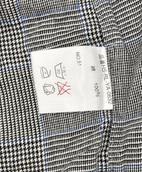 POLO RALPH LAUREN（ポロ・ラルフローレン）POLO RALPH LAUREN (ポロ・ラルフローレン) グレンチェックシャツ/	MARLOWE グレー サイズ:Lの古着・服飾アイテム