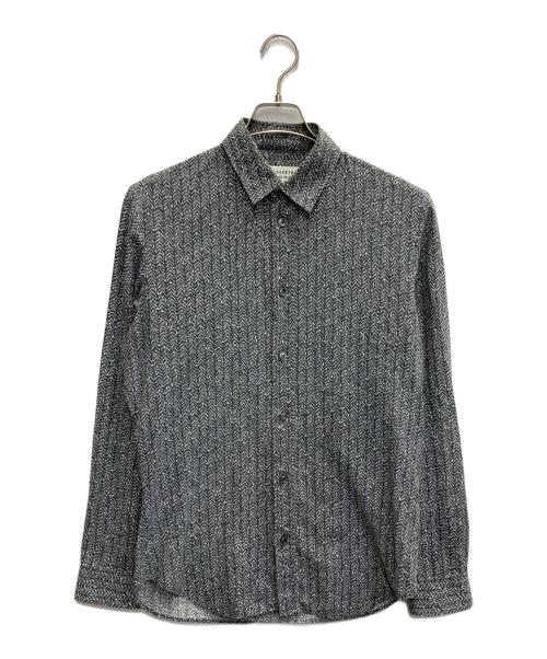 Maison Margiela（メゾンマルジェラ）Maison Margiela (メゾンマルジェラ) 柄シャツ グレー サイズ:46の古着・服飾アイテム