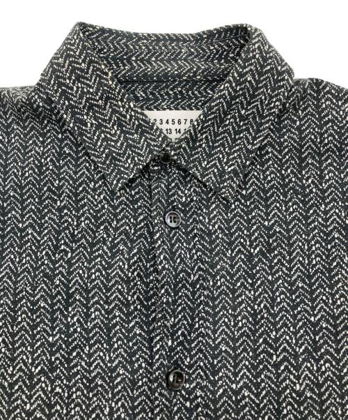 Maison Margiela（メゾンマルジェラ）Maison Margiela (メゾンマルジェラ) 柄シャツ グレー サイズ:46の古着・服飾アイテム