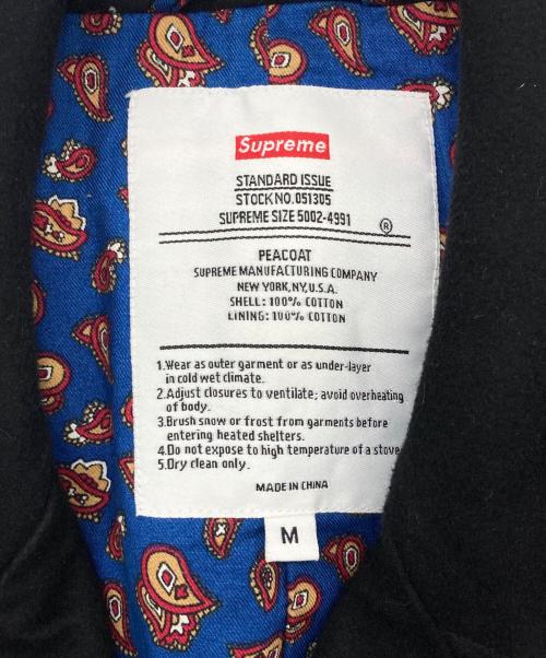 SUPREME（シュプリーム）SUPREME (シュプリーム) Peacoat/11FW ブラック サイズ:Mの古着・服飾アイテム