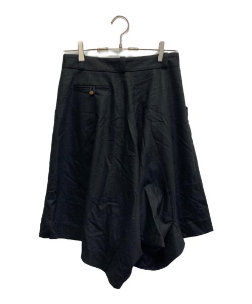 Vivienne Westwood RED LABEL（ヴィヴィアンウエストウッドレッドレーベル）Vivienne Westwood RED LABEL (ヴィヴィアンウエストウッドレッドレーベル) ウール サルエル ハーフパンツ ブラック サイズ:3の古着・服飾アイテム
