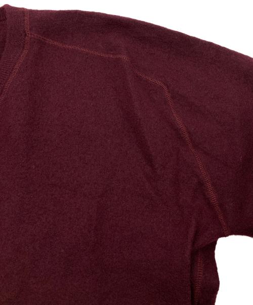 6(ROKU) BEAUTY&YOUTH（ロク ビューティーアンドユース）6(ROKU) BEAUTY&YOUTH (ロク ビューティーアンドユース) ウールボイルビッグニットプルオーバー ボルドー サイズ:表記無しの古着・服飾アイテム