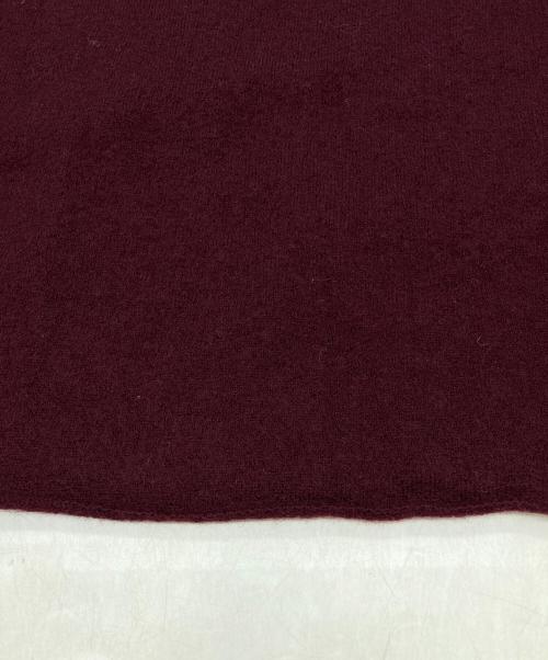 6(ROKU) BEAUTY&YOUTH（ロク ビューティーアンドユース）6(ROKU) BEAUTY&YOUTH (ロク ビューティーアンドユース) ウールボイルビッグニットプルオーバー ボルドー サイズ:表記無しの古着・服飾アイテム