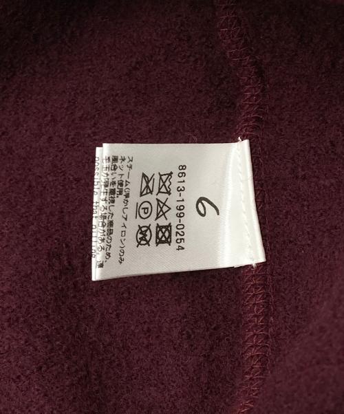 6(ROKU) BEAUTY&YOUTH（ロク ビューティーアンドユース）6(ROKU) BEAUTY&YOUTH (ロク ビューティーアンドユース) ウールボイルビッグニットプルオーバー ボルドー サイズ:表記無しの古着・服飾アイテム