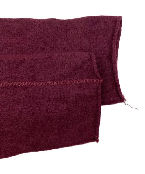 6(ROKU) BEAUTY&YOUTH（ロク ビューティーアンドユース）6(ROKU) BEAUTY&YOUTH (ロク ビューティーアンドユース) ウールボイルビッグニットプルオーバー ボルドー サイズ:表記無しの古着・服飾アイテム