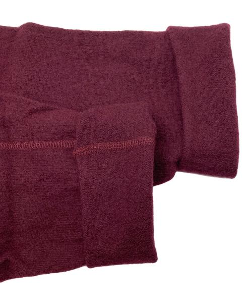 6(ROKU) BEAUTY&YOUTH（ロク ビューティーアンドユース）6(ROKU) BEAUTY&YOUTH (ロク ビューティーアンドユース) ウールボイルビッグニットプルオーバー ボルドー サイズ:表記無しの古着・服飾アイテム