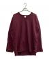 6(ROKU) BEAUTY&YOUTH（ロク ビューティーアンドユース）の古着「ウールボイルビッグニットプルオーバー」｜ボルドー