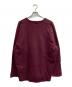 6(ROKU) BEAUTY&YOUTH (ロク ビューティーアンドユース) ウールボイルビッグニットプルオーバー ボルドー サイズ:表記無し：7000円
