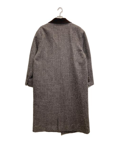 TODAYFUL（トゥデイフル）TODAYFUL (トゥデイフル) Doublecollar Tweed Coat ブラウン サイズ:36の古着・服飾アイテム