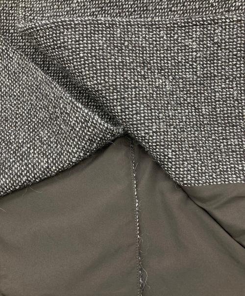 TODAYFUL（トゥデイフル）TODAYFUL (トゥデイフル) Doublecollar Tweed Coat ブラウン サイズ:36の古着・服飾アイテム