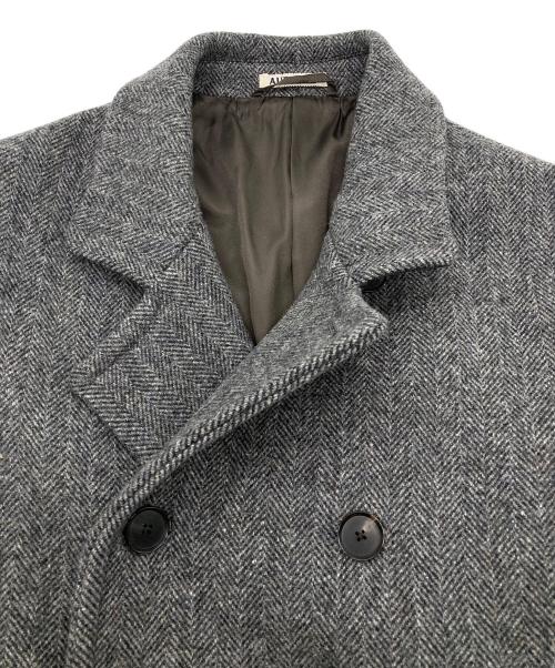 AURALEE（オーラリー）AURALEE (オーラリー) 25AW SHETLAND WOOL DOUBLE CLOTH COAT A25AC01HD グレー サイズ:5の古着・服飾アイテム